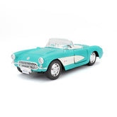 10-31275  Maisto - 1957 Chevrolet Corvette - 1:24 - azzurro